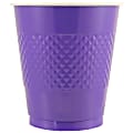 JAM PAPER Plastic Party Cups, 16 oz, Electric Purple, 20 Glasses/Pack 1 thumbnail image