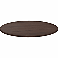 Lorell® Laminate Round Conference Tabletop, 42", Espresso