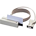 Uniform Industrial MSR112A - Magnetic card reader (Track 3) - RS-232 - black 1 thumbnail image