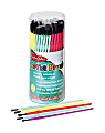 Creative Arts Classroom Brush Assortment, Sizes 1-6, Round Bristle, Nylon, Multicolor, Pack Of 144