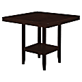 Monarch Specialties Ashley Dining Table, 36"H x 42"W x 42"D, Cappuccino 1 thumbnail image