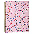 Top Flight Fashion 1-Subject Notebook, 8" x 10", 70 Sheets, Friendship Bracelets 1 thumbnail image