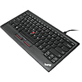 Lenovo ThinkPad Compact USB Keyboard with TrackPoint - Canadian French - Cable Connectivity - USB 2.0 Interface Volume Control, Brightness Hot Key(s) - French (Canada) - Computer, Notebook - Trackpoint - PC - Scissors Keyswitch 1 thumbnail image