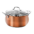 Oster Carabello Stainless-Steel Dutch Oven With Steamer Insert And Lid, 6.9 Qt, Copper 1 thumbnail image