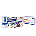 First Aid Only 10-Person Metal First Aid Kit, 5"H x 8"W x 2-7/18"D, Kit Of 76 Pieces