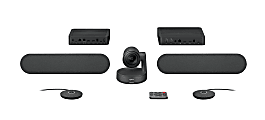 Logitech® Rally Plus Ultra-HD ConferenceCam, Black