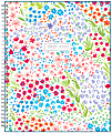 Blue Sky™ Teacher Lesson Planning Calendar, 8-1/2" x 11", Ditsy Dapple Light, July 2021 To June 2022, 132002 1 thumbnail image