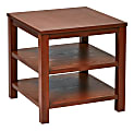 Ave Six Merge End Table, Square, Cherry