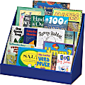 Classroom Keeper's Corrugated 3-Tier Book Shelf, 17"H x 20"W x 10"D, Blue