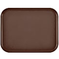 Cambro Fast Food Trays, 14" x 18", Brown, Pack Of 12 Trays 1 thumbnail image