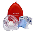 First Aid Only AMBU EMT-Grade CPR Mask Kit, Red