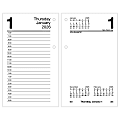 AT-A-GLANCE® 2026 Daily Loose-Leaf Desk Calendar Refill, Standard, 3 1/2" x 6" 1 thumbnail image