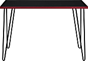 Ameriwood™ Home Owen Retro Desk, Black/Red 1 thumbnail image