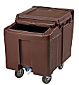 Cambro SlidingLid Ice Caddy, 125-Lb Capacity, Dark Brown 1 thumbnail image