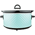 Brentwood SC-136BL 3.5-Quart Diamond Pattern Slow Cooker, Blue - 190 W3.50 quart - Cooking - Blue 1 thumbnail image