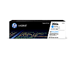 HP 206A Cyan Toner Cartridge, W2111A