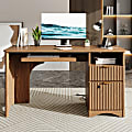 Bestier Arch Office Desk with 3 Storage Drawers for Home Office, Black 1 thumbnail image