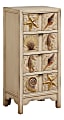 Coast to Coast 4-Drawer Chest, 40"H x 19"W x 13-1/2"D, Cream