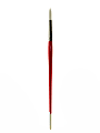 Winsor & Newton University Series Long-Handle Paint Brush 235, Size 10, Round Bristle, Red