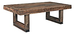 Coast to Coast Brownstone Coffee Table, Brown