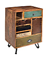Coast to Coast Brisbane 5-Drawer/1-Door End Table, Multicolor 1 thumbnail image