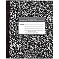 Roaring Spring Tape Bound Composition Notebook, 8 1/2" x 7", 48 Sheets, Black Marble 1 thumbnail image