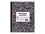 Roaring Spring Composition Notebook, 8" x 10", 60 Sheets, Black Marble 1 thumbnail image