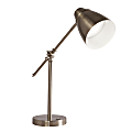 OttLite® Harmonize LED Desk Lamp, Adjustable Height, 19”H, Silver