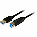 Comprehensive USB 3.0 A Male To B Male Cable 6ft. - 6 ft USB/USB-B Data Transfer Cable  - USB3AB6ST 1 thumbnail image