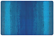Carpets for Kids® Pixel Perfect Collection™ Water Stripes Activity Rug, 4' x 6', Blue 1 thumbnail image