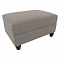 Bush® Furniture Coventry Storage Ottoman, Beige Herringbone, Standard Delivery