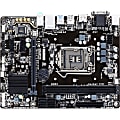 Gigabyte Ultra Durable GA-H110M-S2H GSM Desktop Motherboard - Intel Chipset - Socket H4 LGA-1151 - Micro ATX - 32 GB DDR4 SDRAM Maximum RAM - DIMM, UDIMM - 2 x Memory Slots - Gigabit Ethernet - HDMI - 4 x SATA Interfaces 1 thumbnail image