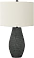 Monarch Specialties Sonny Table Lamp, 24”H, Ivory/Black 1 thumbnail image