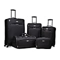 American Tourister® Fieldbrook XLT Polyester 5-Piece Rolling Luggage Set, Black