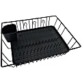 Better Chef  3-Piece Dish Rack With Drainer, Black