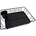 Better Chef  3-Piece Dish Rack With Drainer, Black 1 thumbnail image