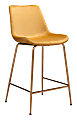 Zuo Modern Tony Counter Chairs, Yellow/Gold, Set Of 4 Chairs 1 thumbnail image