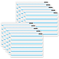 Ashley Productions Smart Poly PosterMat Pals Space Savers, 13" x 9-1/2", 1" Handwriting Highlighted Blue, Pack Of 10 Pieces 1 thumbnail image