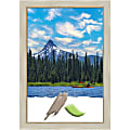 Amanti Art Wood Picture Frame, 28" x 40", Matted For 24" x 36", Parthenon Cream
