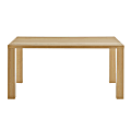 Eurostyle Abby Dining Table, 30”H x 63”W x 35-1/2”D, Oak