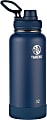 Takeya Actives Spout Reusable Water Bottle, 32 Oz, Midnight