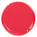 Amscan Round Plastic Platters, 16", Apple Red, Pack Of 5 Platters