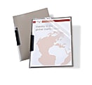 Office Depot® Brand Translucent Front Report Covers With Swing Clip, Clear/Smoke, Pack Of 3 1 thumbnail image