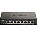 D-Link DGS-1100-08PV2 Ethernet Switch - 8 Ports - Manageable - Gigabit Ethernet - 1000Base-T - 2 Layer Supported - 77.90 W Power Consumption - 64 W PoE Budget - Twisted Pair - PoE Ports - Desktop - Lifetime Limited Warranty