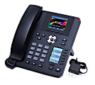 XBLUE IP7g Universal VoIP Telephone With Power Supply, Black, IP7GPS