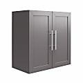 Ameriwood™ Home Systembuild Evolution Camberly Framed 24"W Wall Cabinet, Graphite Gray 1 thumbnail image