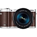 Samsung NX300M 20.3 Megapixel Mirrorless Camera - 18 mm - 55 mm - Brown