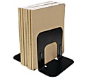 Office Depot® Brand Nonskid Steel Bookends, 5", Black, Set Of 2 1 thumbnail image