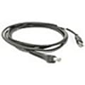 Zebra CBA-U01-S07ZAR USB Straight Cable - Type A USB - 7ft - Gray 1 thumbnail image