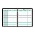 AT-A-GLANCE® Undated Teacher's Planner, 8 1/4" x 10 7/8", 30% Recycled, Black 1 thumbnail image